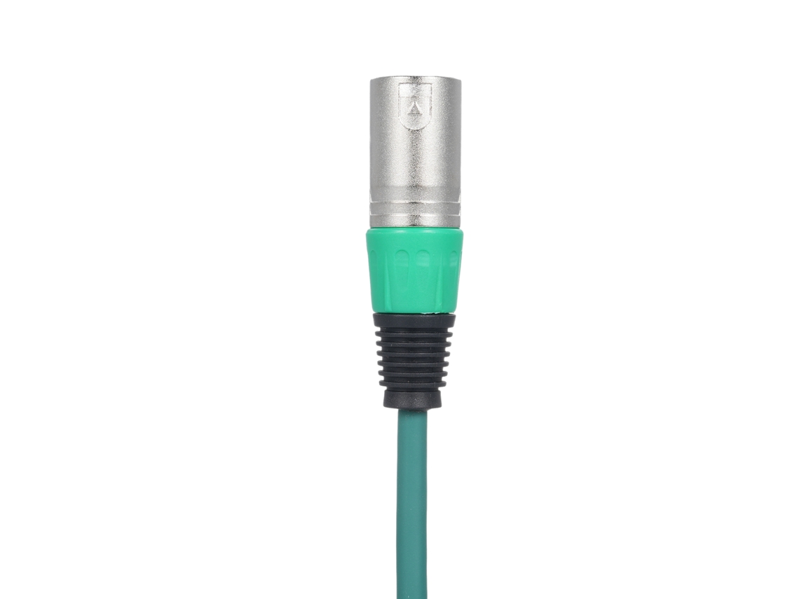 Cabo DMX512 XLR Macho Fêmea 3 Pinos Patch para Luzes de Palco Microfone 100cm S/MARCA
