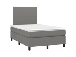 Box Spring Bed, Box Spring Beds Vidaxl Cinzeto Tecido (120 X 190 Cm)