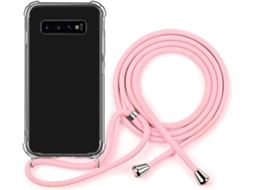 Correia Duro para Samsung Galaxy S10 HONGWE. Acrílico Transparente