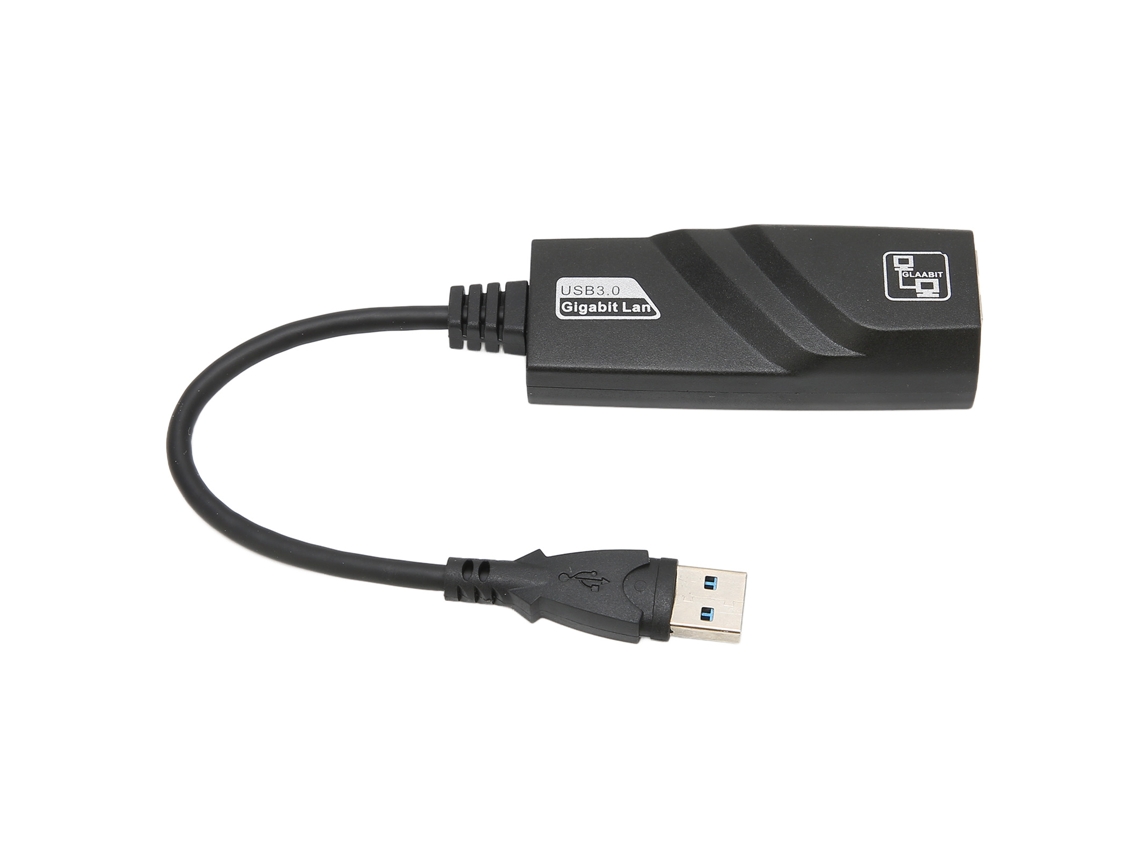 Adaptador Ethernet USB 3.0 para RJ45 1000Mbps, compatível com Windows | S/MARCA