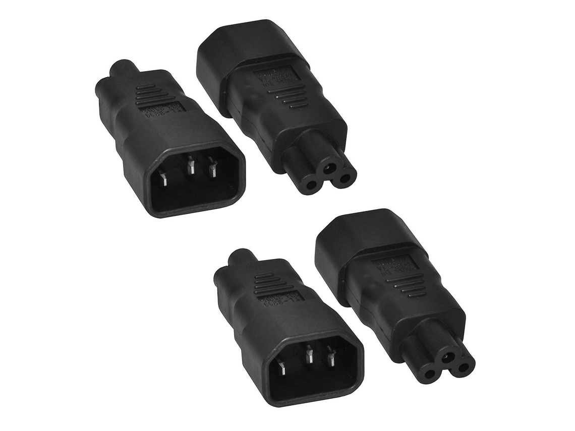Lurelia Adaptadores De Alimentação Iec320 C14/c13 Para C5/c6, 16a 250v, Conjunto 2 Unidades