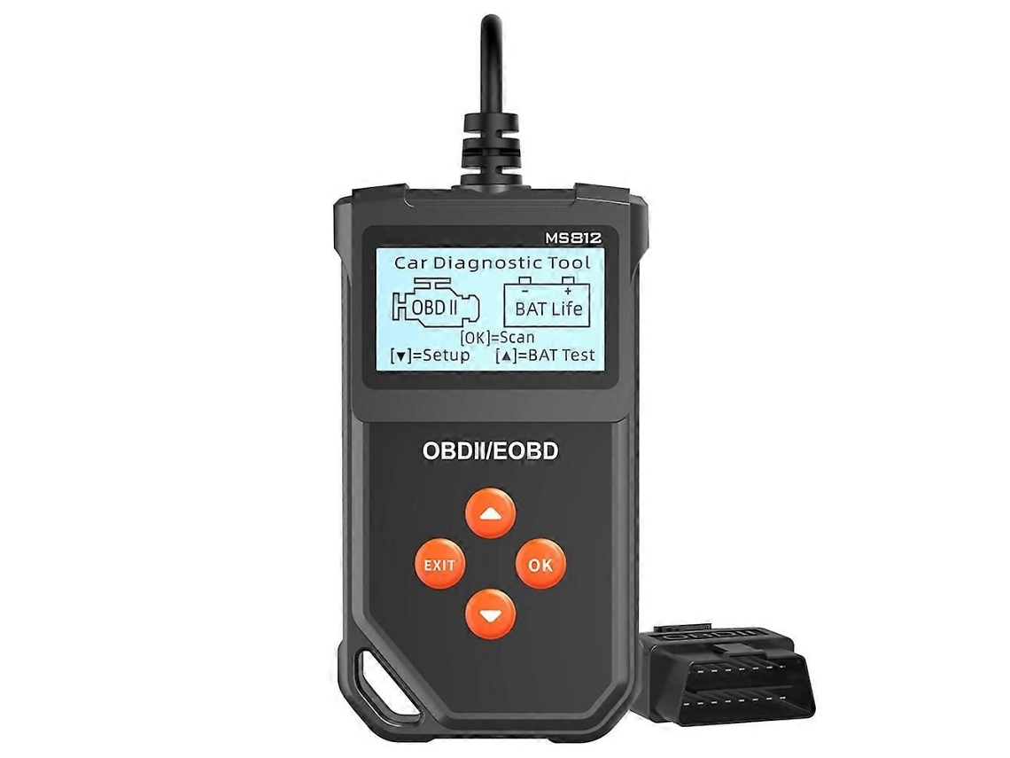 Leitor De Códigos Obd2 Ms812 Para Automóveis, Multilíngue, Testador De Bateria E Ferramenta De Diagnóstico Para Carros.
