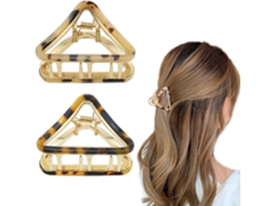 Peças de Pinças para Cabelo Claw Clips de Leopardo Design Francês Acessórios para Cabelo para Mulheres e Meninas