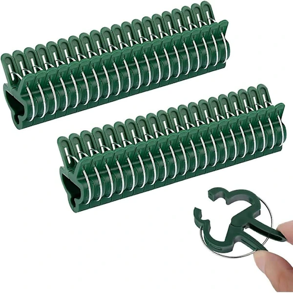 Grampos de suporte ajustáveis para plantas, pacote com 100 AQUAFORGE