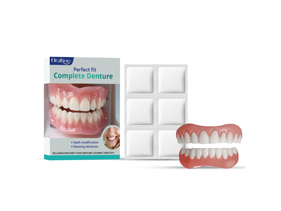 Conjunto de Decoração e Limpeza para Próteses Dentárias de Uso Simples e Eficiente LAXISCREED