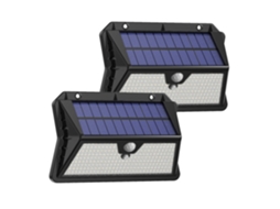 Luz Solar Parede 2 Pcs, Sensor Movimento, Ip65 ZYBLSSBB