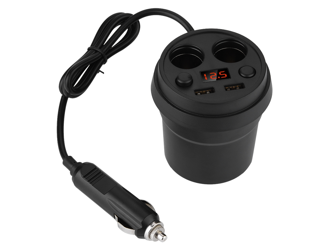 Carregador de Carro LAXISCREED 3.1a com Display Led
