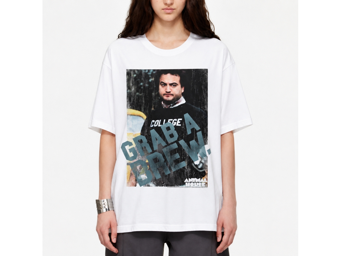 Rockinstone Animal House Movie Pb And Dr White Adult T-shirt Size:xl