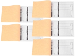 Orfofe Carnet De Factures 5 Pcs Com Papel E Tableau Integrado Formulário De Comando Para Deux Volets Para