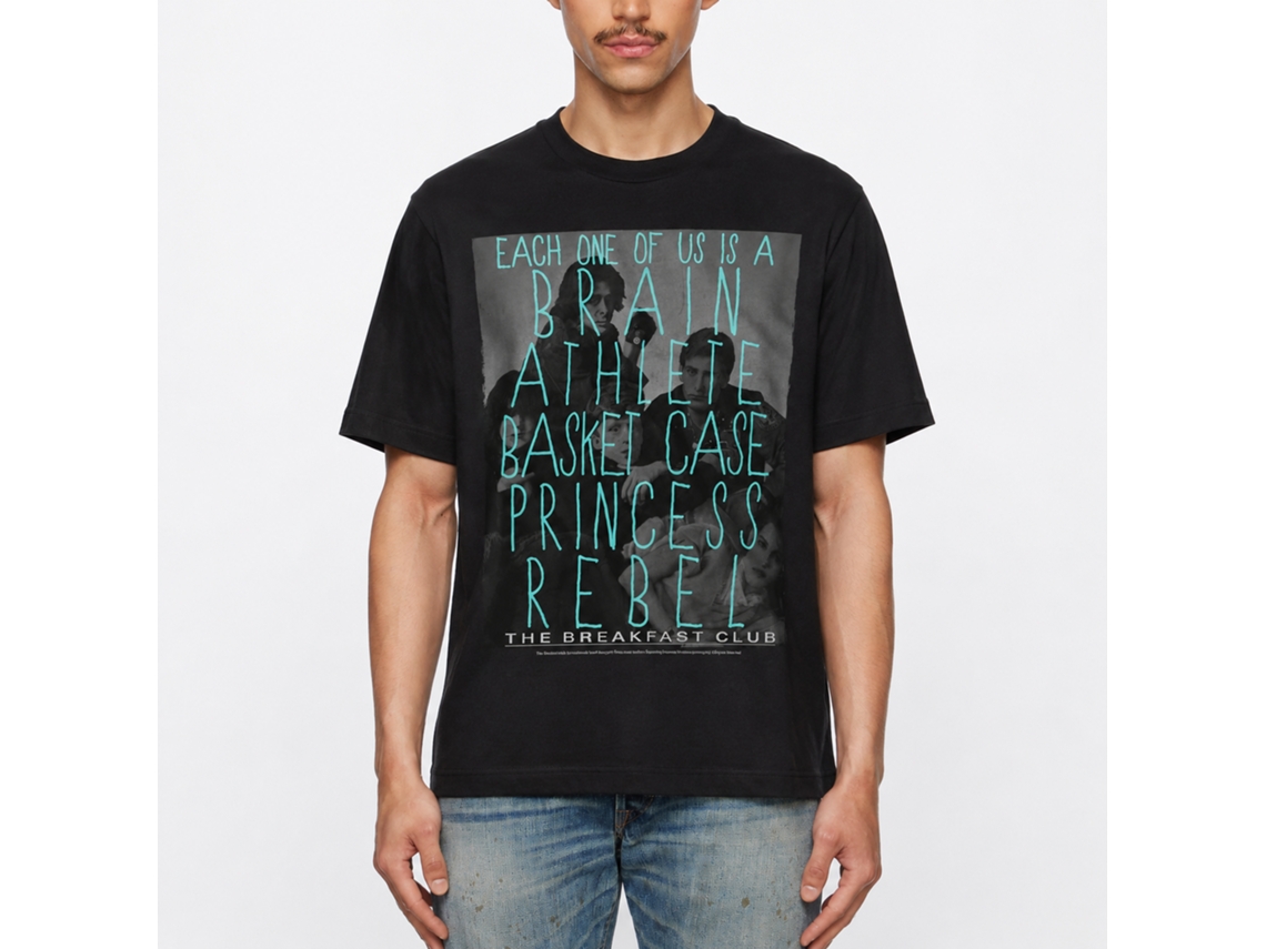 Rockinstone Breakfast Club Movie Idk Black Adult T-shirt Size:xxl