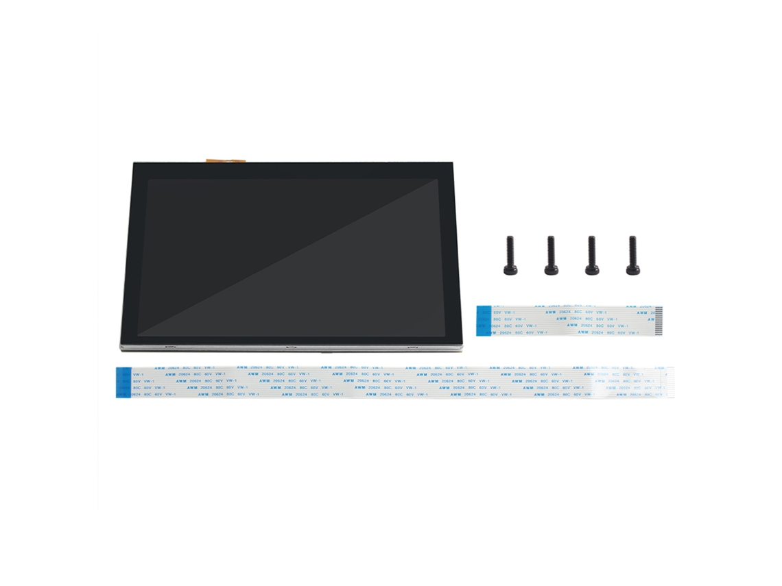 Tela Touchscreen De 5 Polegadas Para Placa Rpi 800x480 Dsi Ips Lcd Com Toque Capacitivo 5 Pontos