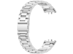 Pulseira De Aço Inoxidável Com Três Elos, Adequada Para O Samsung Galaxy Fit3.prata Yunzii
