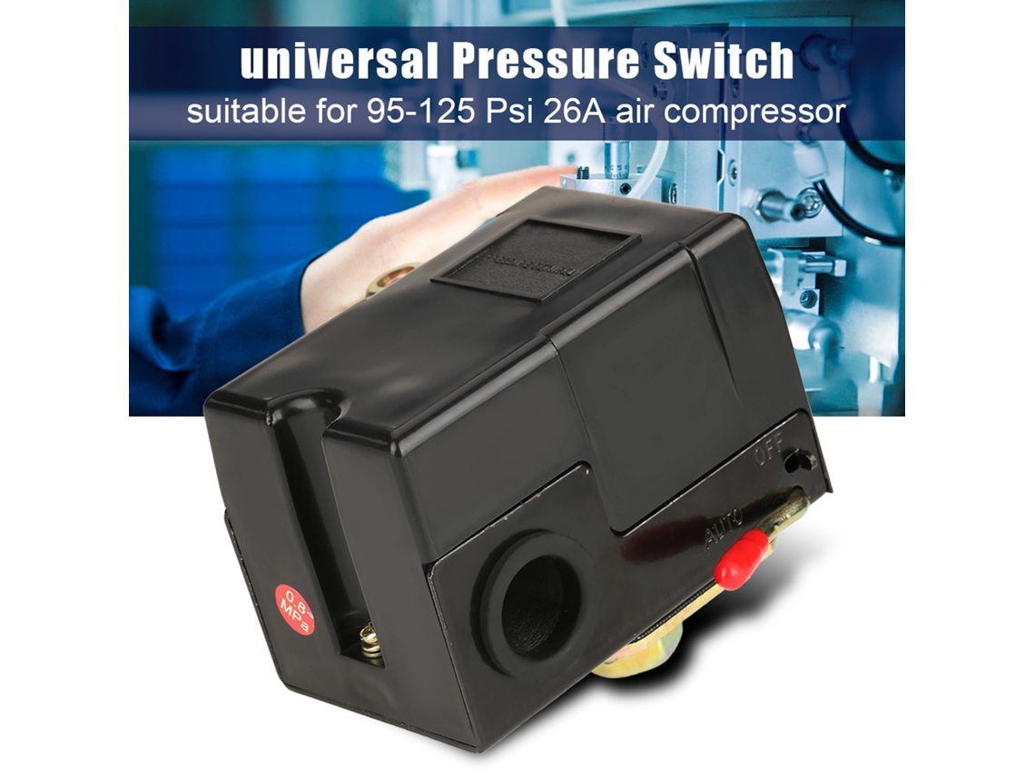 Interruptor De Pressão Universal 95-125 Psi Para Compressor De Ar