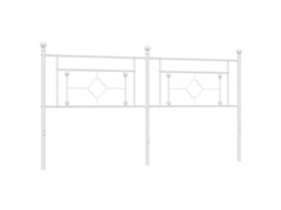 Headboard, Headboards Vidaxl Branco Aço (180 Cm)