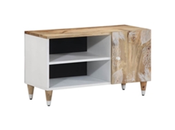 Móvel De Tv 80x31,5x46 Cm Madeira De Mangueira Maciça Lovely Home