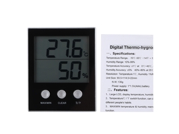 Termômetro Higrômetro Digital Lcd Para Interior, Medidor De Temperatura E Umidade