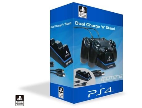 Twin Play & Charge - Preto - PS4