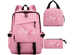 Mochila Escolar Infantil Stray Felix 3 Em 1 Skz00 Com Lancheira Estojo, Estilo Kpop, Grande Capacidade,