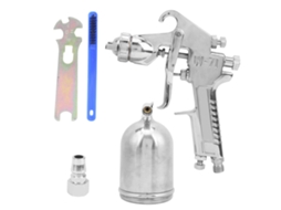 Kit De Pistola De Pintura Com Depósito Superior Alimentação Por Gravidade Ponta 1.3mm Ferramenta Neumática Estilo Japonês W-71