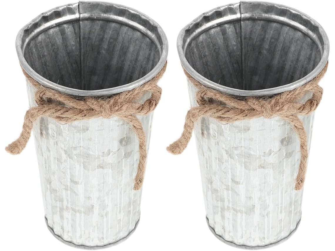 Conjunto de 2 porta-canetas de mesa redonda, organizador de lápis em formato de cubo, recipiente de metal canetas e porta