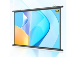 Tela de Projeção 30" 16:9 4:3, para Uso Doméstico e Externo