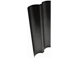 Molde De Pão Baguete Francês Antiaderente 2 Barras Aço Carbono Perforado 38x16.2x2.4cm