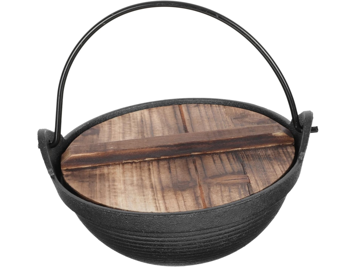 Pequena De Ferro Fundido De 18 Cm Com Tampa Antiaderente Estilo Japonês Para Sopas E Macarrão, Utensílio De Cozinha Gokoco
