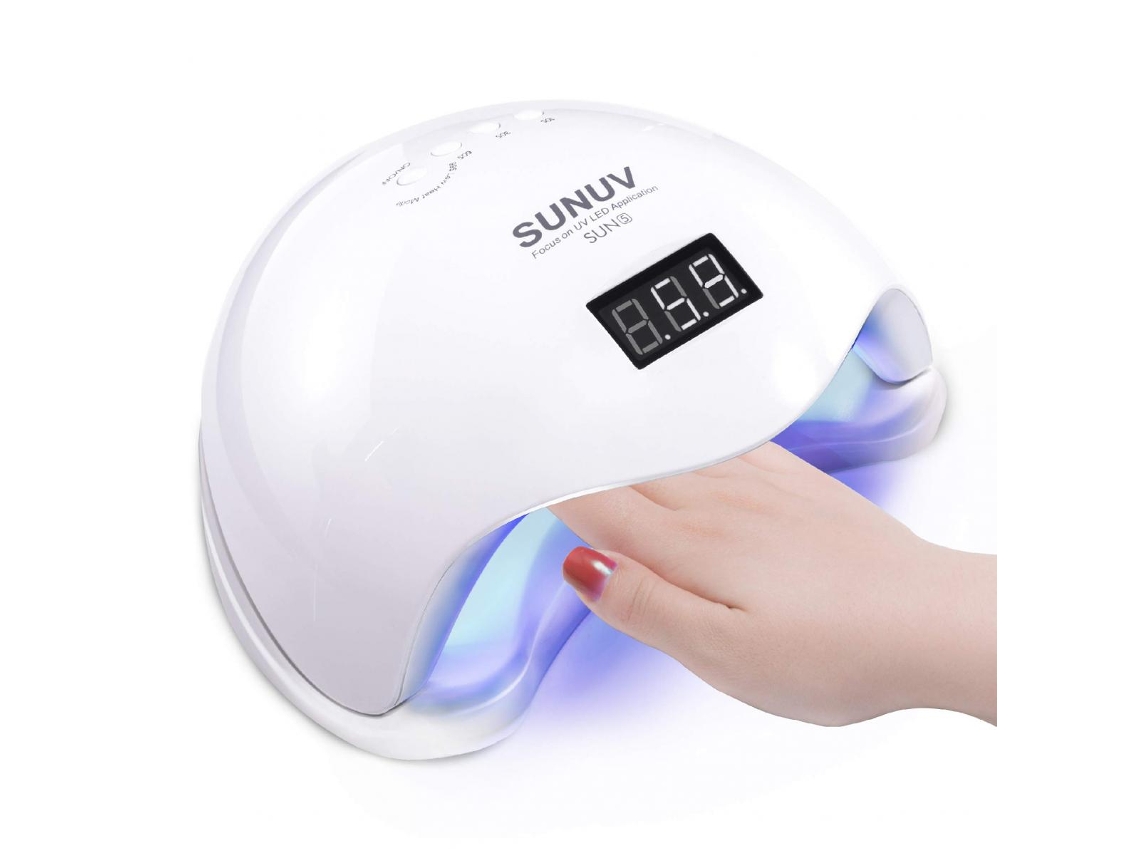 Lâmpada Uv Led Sun Pro 48w Para Unhas Brilvibera