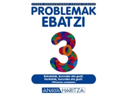 Livro Problemak Ebatzi 3. de Emilia Hernández Miguel (Basco)