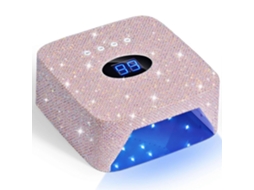 Lâmpada Uv Sem Fio para Unhas, Luz Recarregável de 54 W Unhas Gel, Secador Led com 3 Modos Temporiza Dor, Cura P GOKOCO