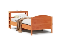 Bed Frame, Bed Frames Vidaxl Marrom Madeira De Pinho (75 X 190 Cm)