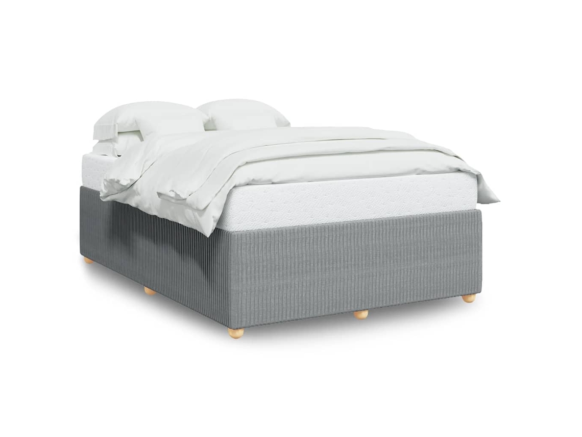 Bed Frame, Bed Frames Vidaxl Cinzeto Tecido (160 X 200 Cm)