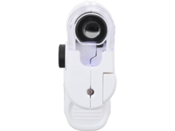 Mini Microscópio De Encaixe Para Telemóveis, Ampliação De 60x, Compacto