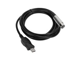 Adaptador Lurelia XLR USB 2.0 de 3 m, áudio para microfones.