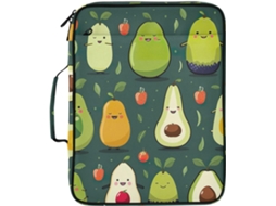 Pasta Organizadora Expansível Em Formato De Abacate Com 7-camadas, Impermeável, Ideal Documentos Escolares, Viagens