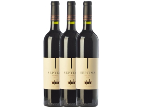 Vinho SÉPTIMA Séptima Malbec Mendoza Joven (0.75 L - 3 unidades)