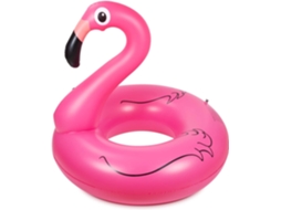 Boia inflável de flamingo com porta e kit de reparo AQUAFORGE