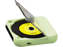 Leitor Cd Portátil Com Bateria Recarregável De 2000 Mah, Tela Lcd, Função De Repetição Para Viagens