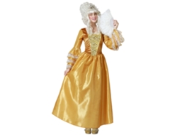 Fantasia - Atosa - Duquesa Barroca - Dourado - Mulher - Carnaval E Festas Vintage