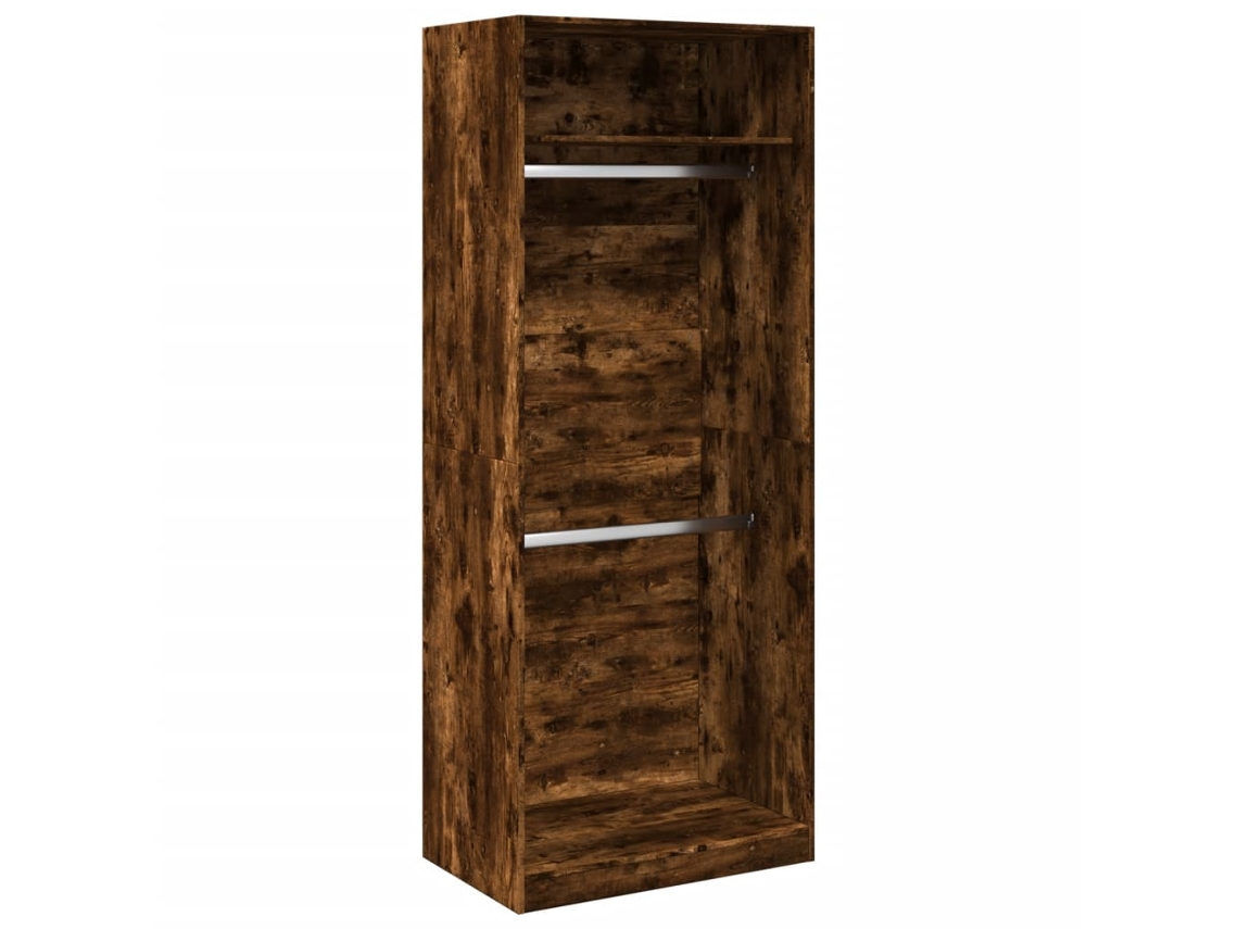 Conjunto 1 Wardrobe, Wardrobes Vidaxl Marrom Madeira Processada (80 X 50 X 200 Cm)