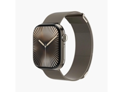 Bracelete VONMÄHLEN Milanese Loop 2 para Apple Watch 44-49 mm (Desert Sand)