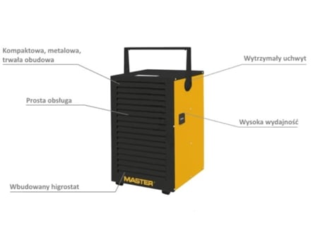 Desumidificador de Ar Dh732p 30l/24h Master