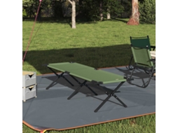 Vidaxl Cama De Camping Dobrável Verde 193 X 69 X 45 Cm Tecido Oxford
