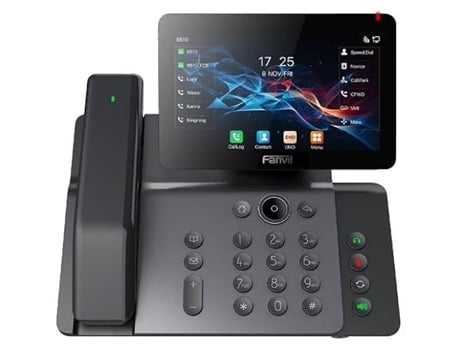 Telefone Ip Fanvil V66 Tela De 7 Polegadas Bluetooth Sem Fio Wifi 6 Suporte A Vídeo H264