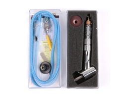 Kit De Lápiz De Esmerilado Neumático Com Codo De 45 Graus, Bico Duplo, Ferramenta De Polimento De Ar Ajustável