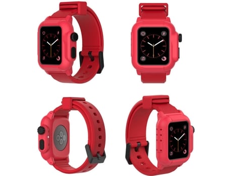 Capa WISETONY Apple Watch Series 2 e 3, 42 mm Vermelho