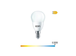 Lâmpada Led Esférica Edm E14 7w 806lm 6500k Luz Fria Ø4,8x9,5cm