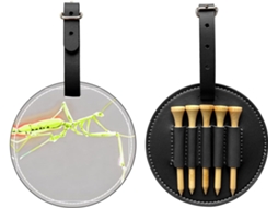 Bolsa para Tees de Golfe Mantis Gloss Black, Preta S/MARCA