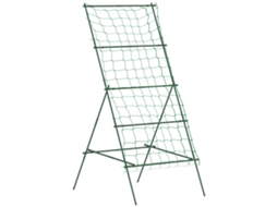 Treliça De Aço Para Encaixe, Resistente À Ferrugem, Suporte Em Forma De A Para Plantas Trepadeiras, 101x133x227 Cm, Verde