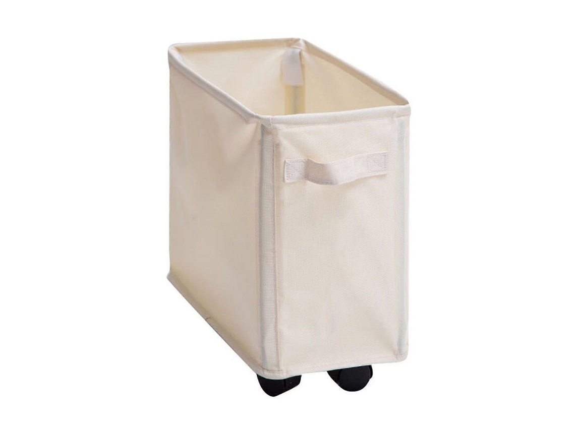 Cesto De Roupa Suja Fino Com Rodas, Grande Capacidade, Resistente, Dobrável, Para Roupas Sujas